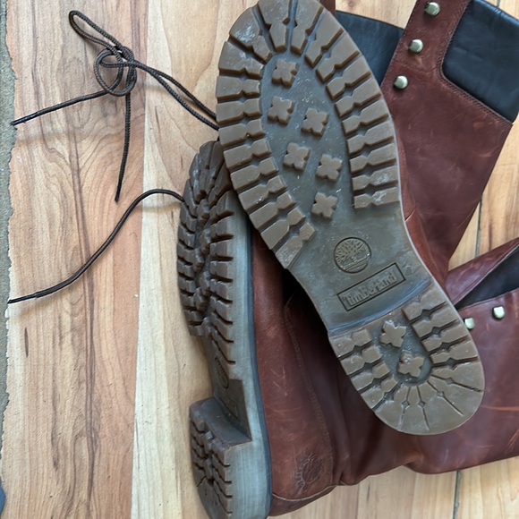Timberland Womens 14-Inch Premium Boots coffee Brown Leather waterproof - Picture 6 of 7